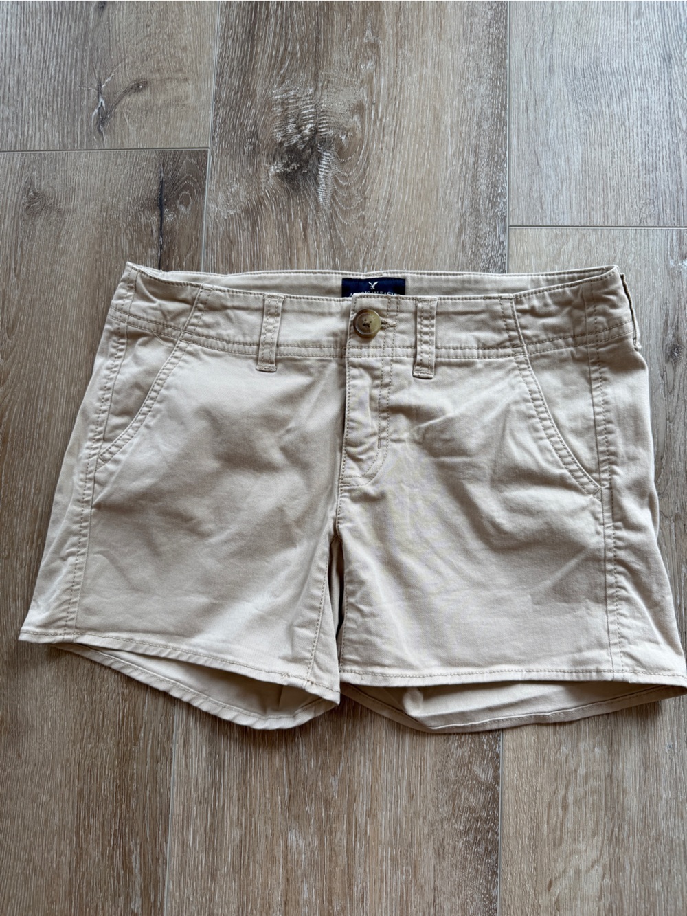 American Eagle Outfitters Khaki Bermuda Shorts